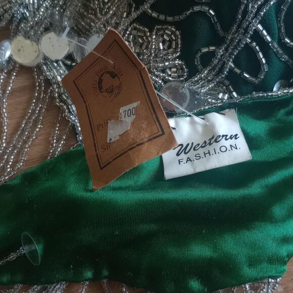 Y2K Beaded Sequin Butterfly Halter Fairy Top - Picture 4 of 5